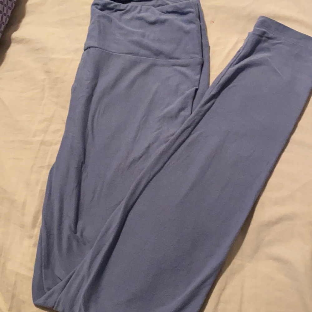 Lularoe OS light blue leggings